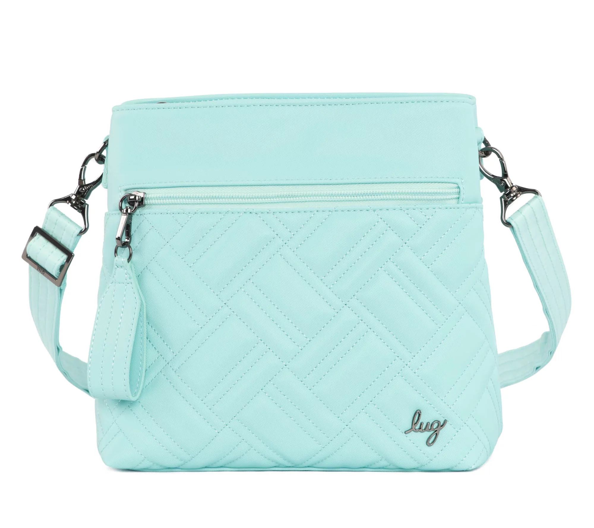 Lug Satin Luxe Quilted Medium Crossbody - Double Dip