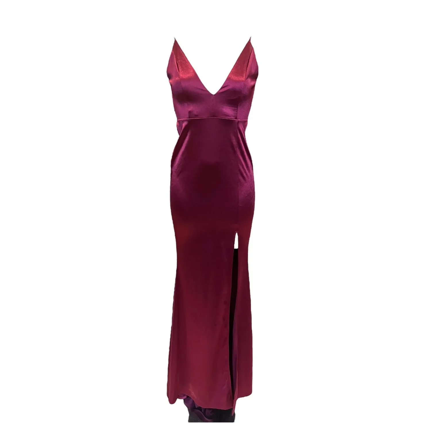 Maroon Evening Dress