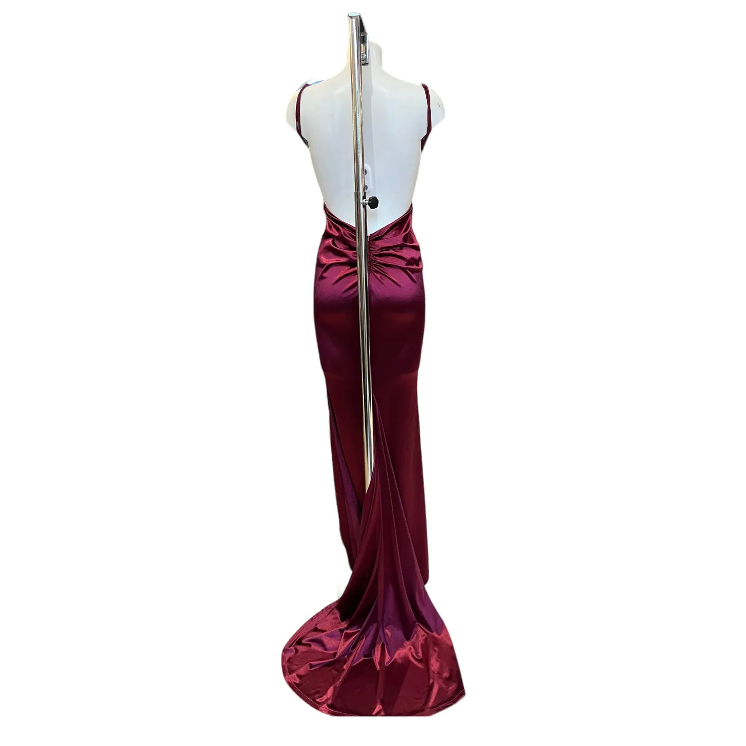 Maroon Evening Dress