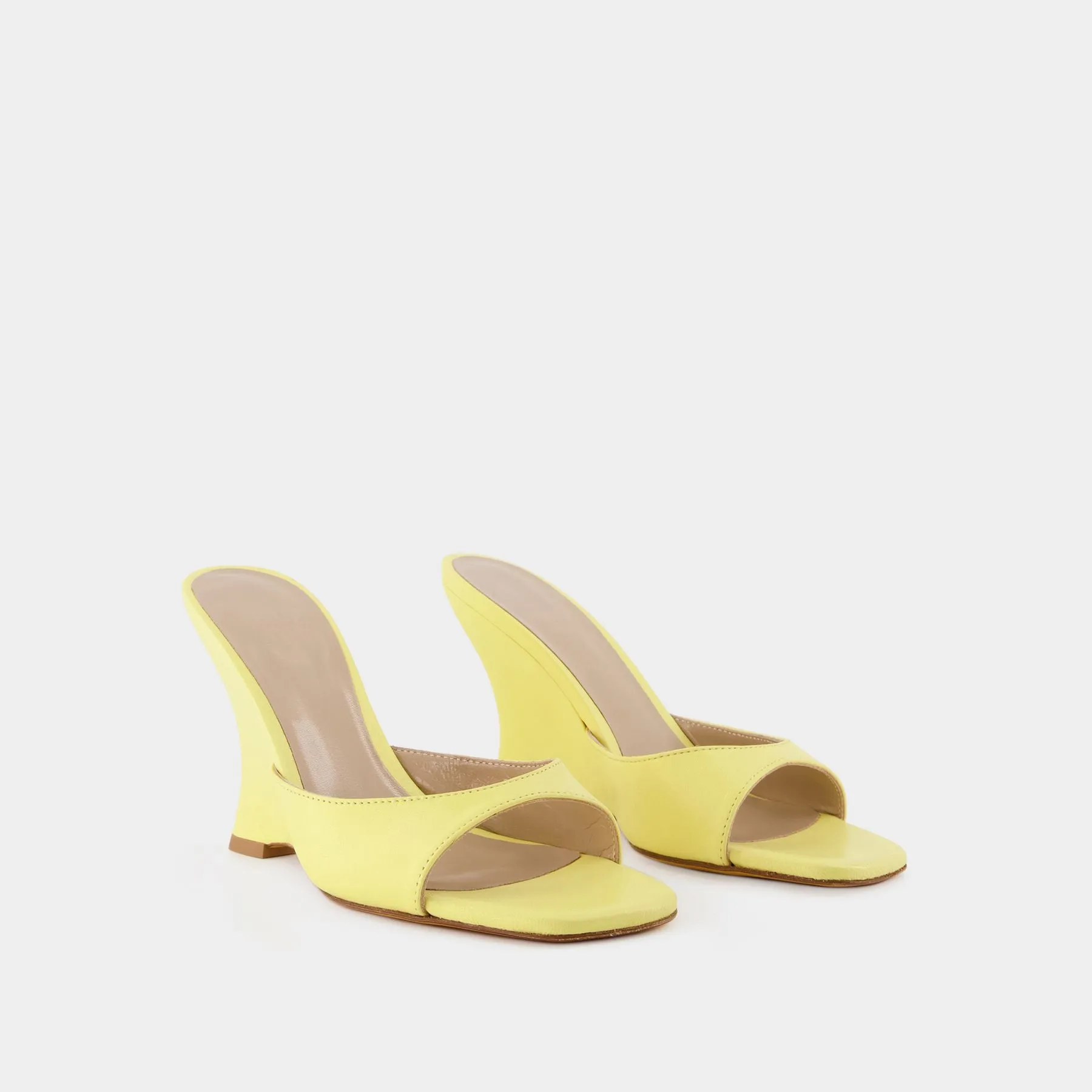 Maryam Nassir Zadeh  Lido Sandals - Maryam Nassir Zadeh - Amber - Leather