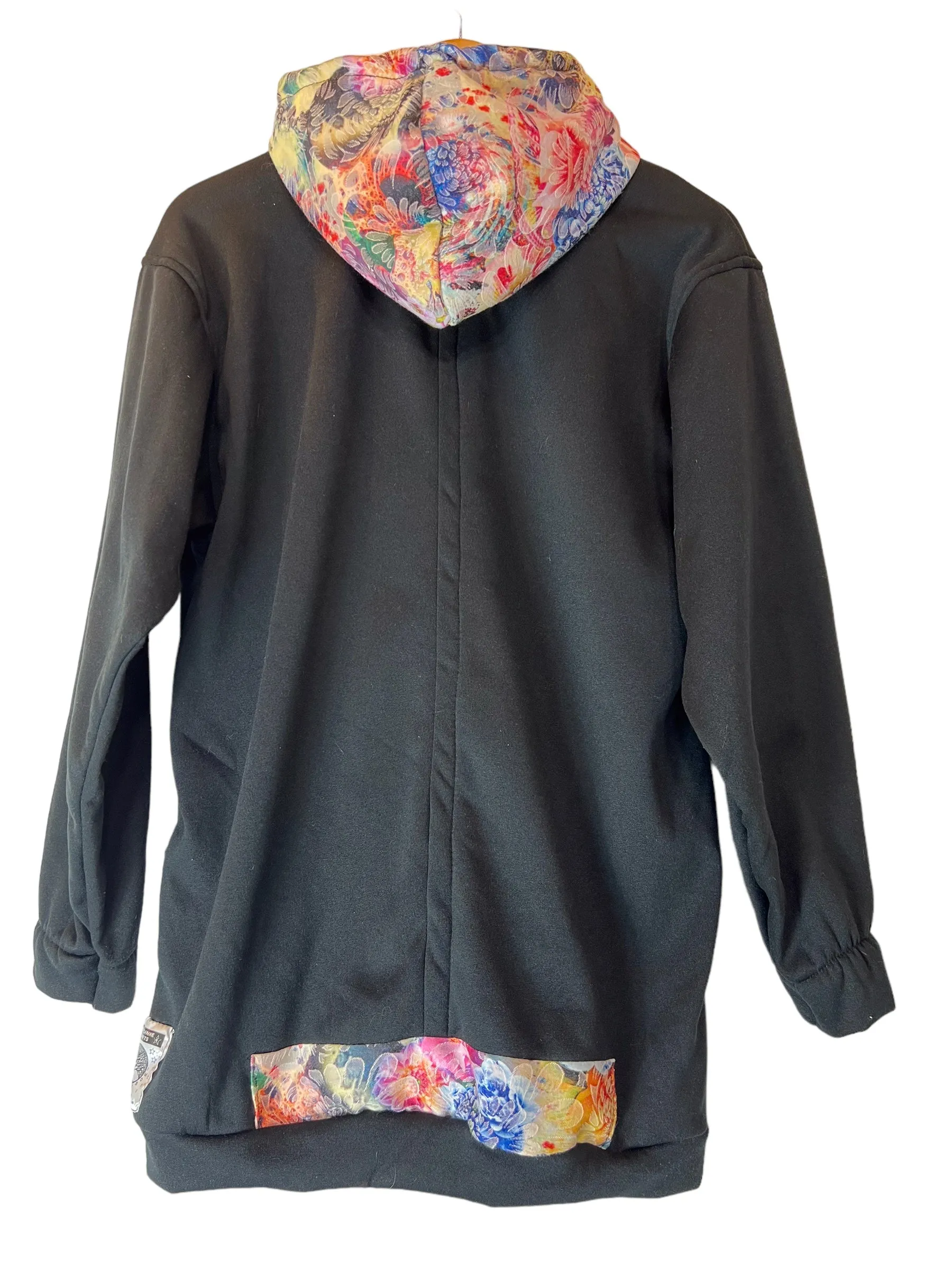 Matsinhe Craft flowered patch hoodie (Size L)