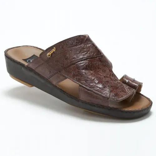 Mauri 1650 Magreb Ostrich Quill Sandals Kango Tobacco (Special Order)