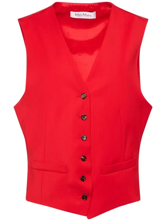 Max Mara   Zuai wool vest 