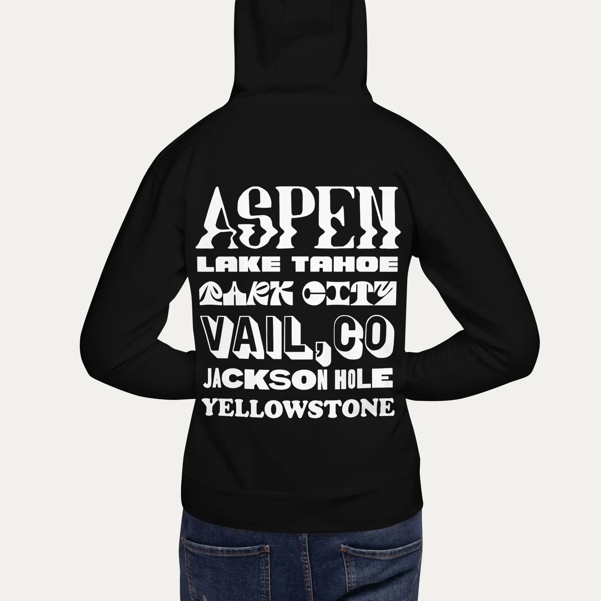 Melrose Place  Ski Season Graphic Hoodie