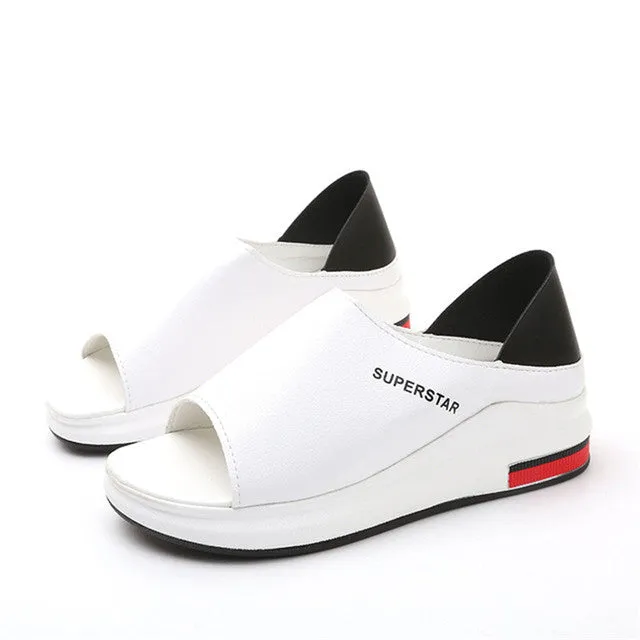 NEGOKE White Sandals