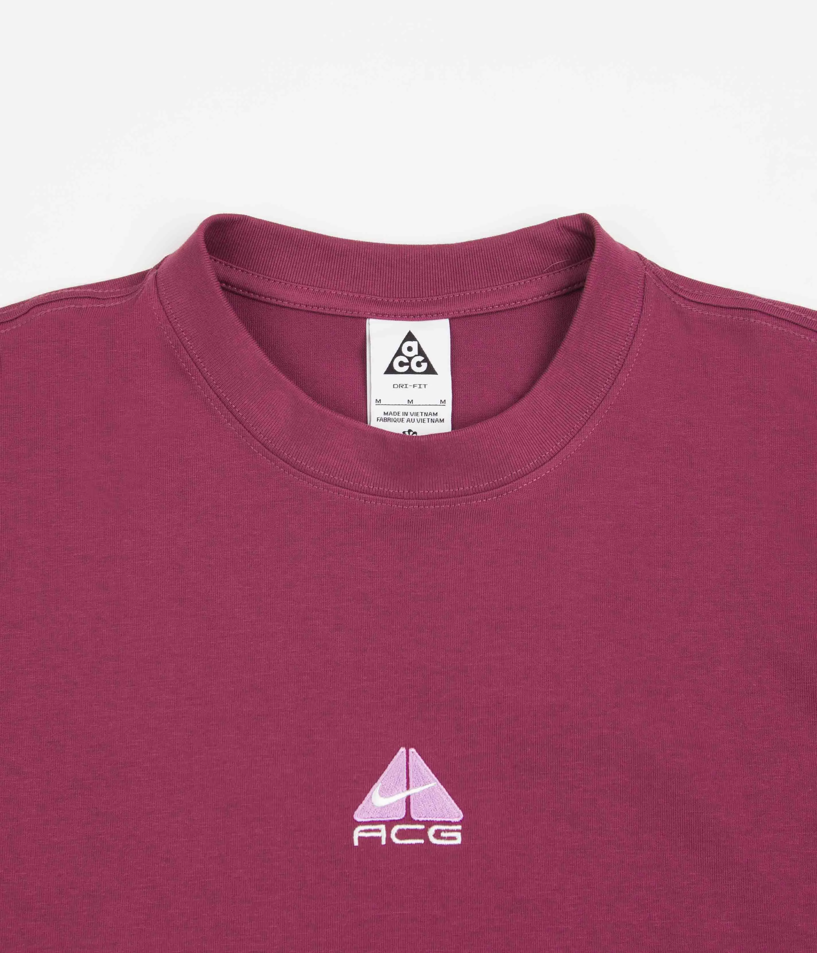 Nike ACG Lungs T-Shirt - Rosewood / Rush Fuchsia / Summit White