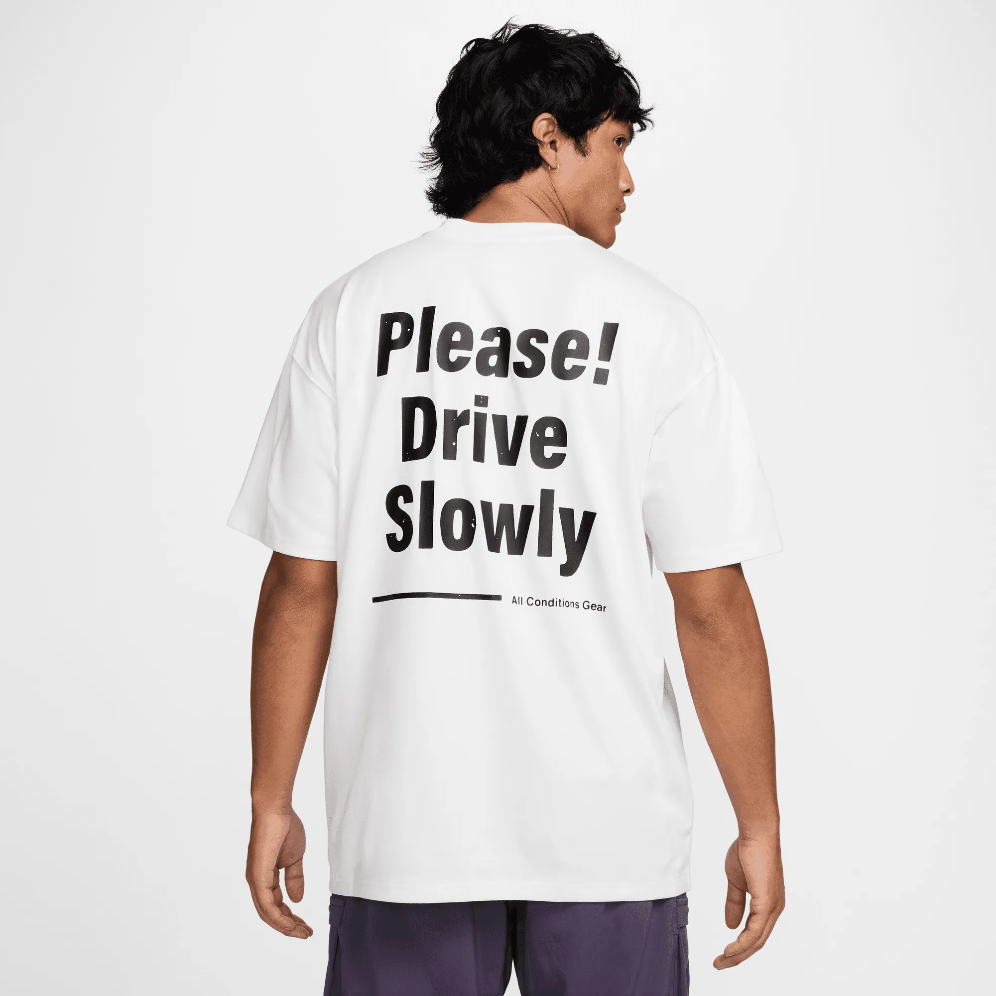 Nike ACG Summit White 'Please Drive Slowly' T-Shirt