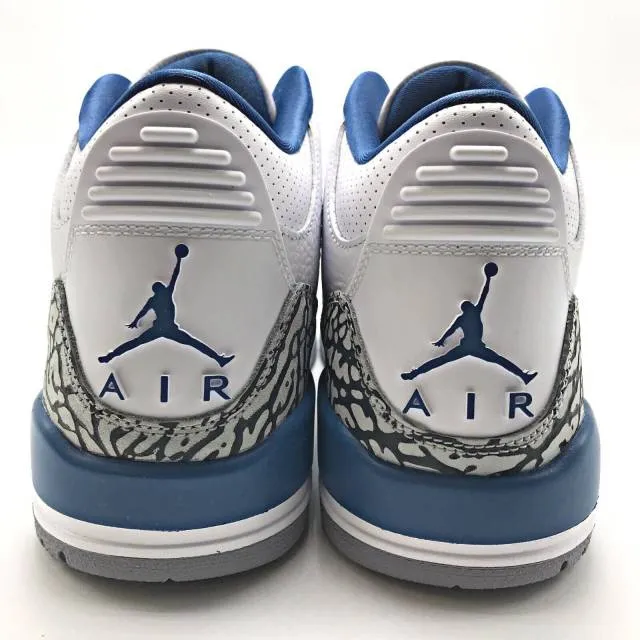 Nike Air Jordan 3 Retro White True Blue Wizards