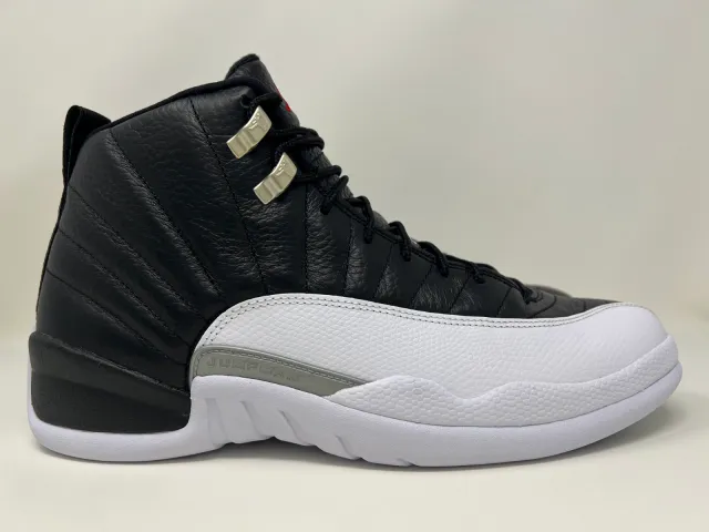 Nike Air Jordan Retro XII 12 Playoffs 2022 Black White M...