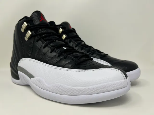 Nike Air Jordan Retro XII 12 Playoffs 2022 Black White M...