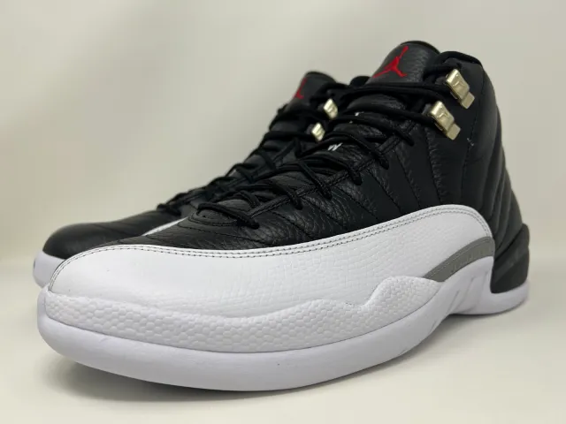 Nike Air Jordan Retro XII 12 Playoffs 2022 Black White M...