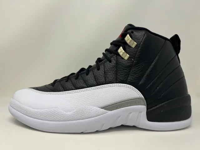 Nike Air Jordan Retro XII 12 Playoffs 2022 Black White M...