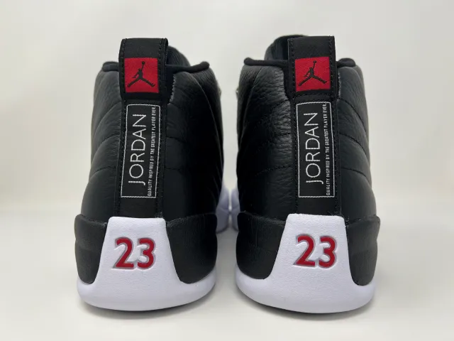 Nike Air Jordan Retro XII 12 Playoffs 2022 Black White M...