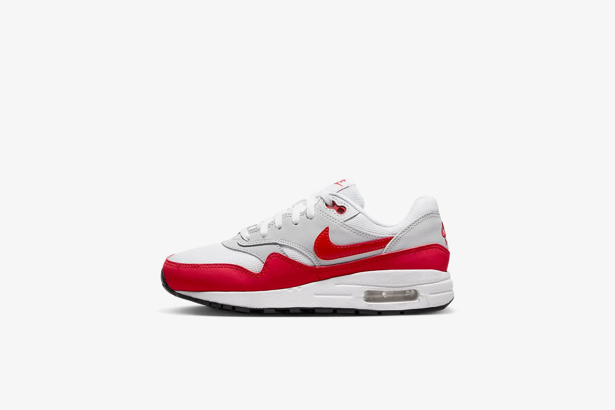 Nike Air Max 1 GS - Neutral Grey / University Red