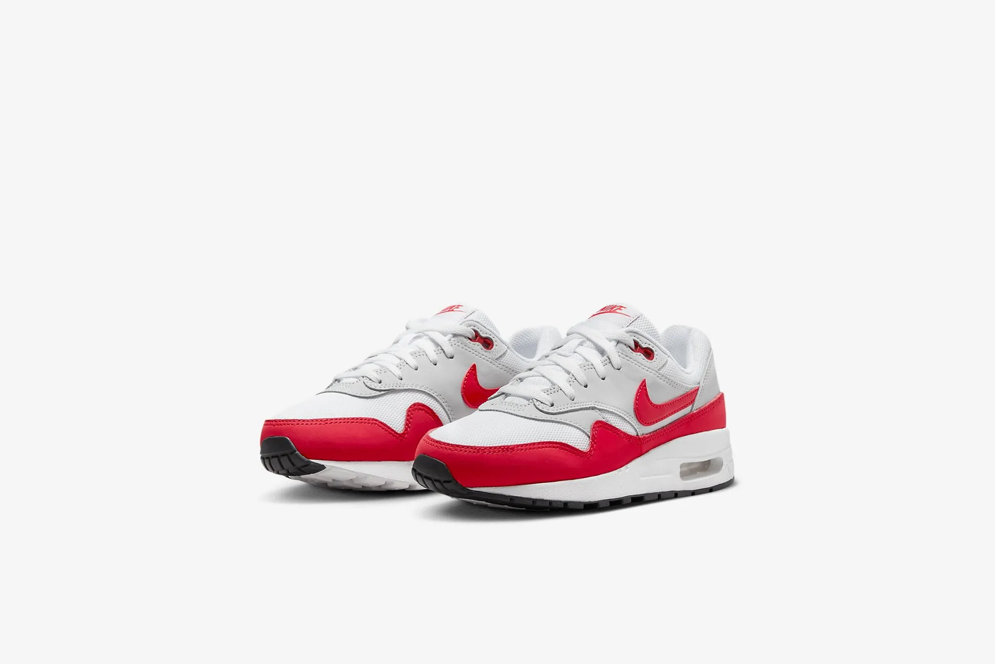 Nike Air Max 1 GS - Neutral Grey / University Red