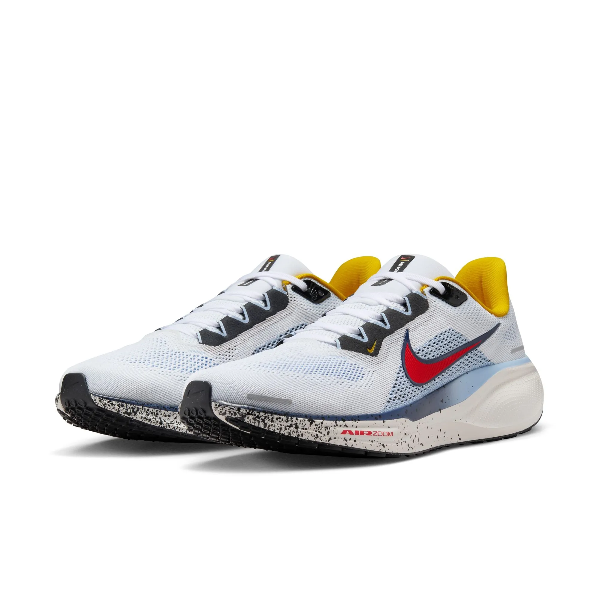 Nike Men's Pegasus 41 Running Shoes White / Speed Red / Psychic Blue