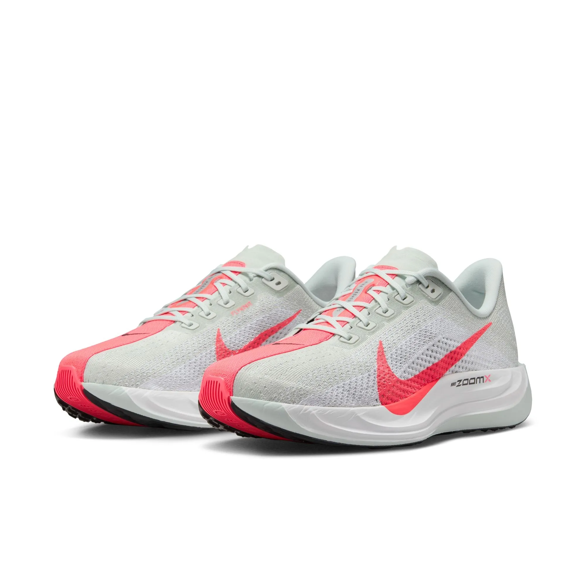 Nike Men's Pegasus Plus Running Shoes Barely Grey / White / Black / Hot Punch