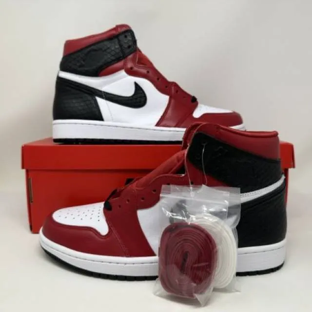 Nike WMNS Air Jordan Retro I 1 High OG Satin Red 2020 Wo...