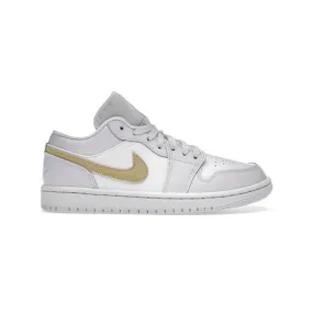 Nike Women's Air Jordan 1 Low (Barely Grape/ Purple/ Whi...