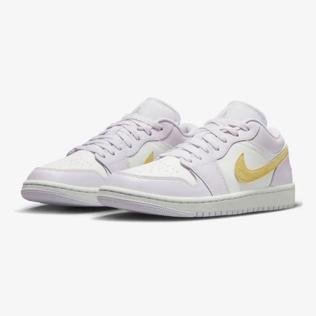 Nike Women's Air Jordan 1 Low (Barely Grape/ Purple/ Whi...