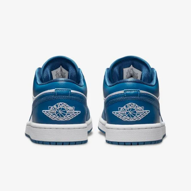 Nike Women's Air Jordan 1 Low (Marina Blue/ White/ Dark ...