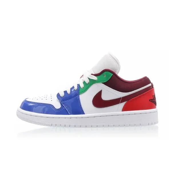 Nike Women's Air Jordan 1 Low (Multi-Color/ White/ Hyper Roy