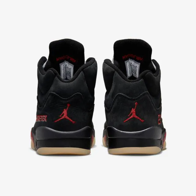 Nike Women's Air Jordan 5 GORE-TEX (Off-Noir/ Fire Red/ ...