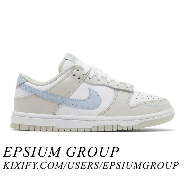 Nike Women's Dunk Low (Light Bone Armory Blue/ Cream/ Wh...