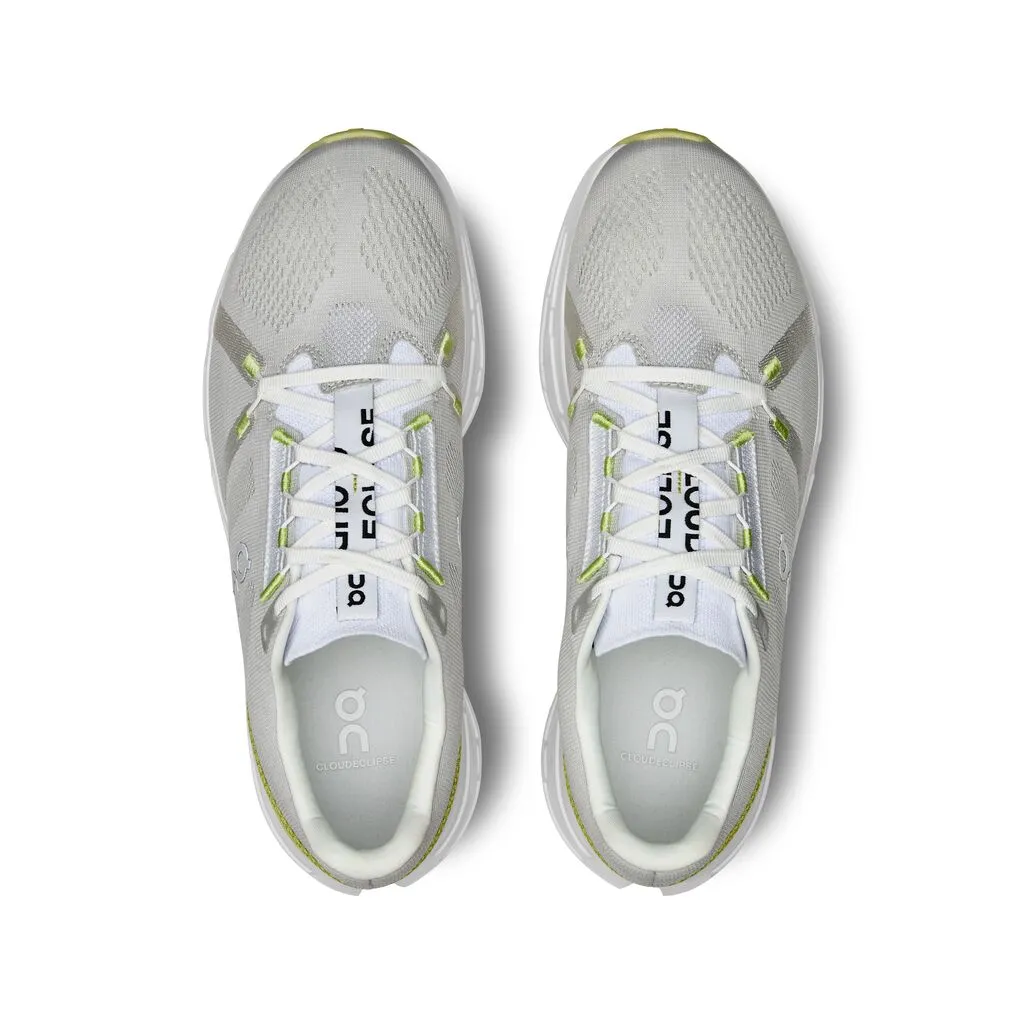 On Men's Cloudeclipse Running Shoes White / Sand