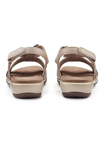 Pamplona Nude Gold Women’s Sandals by Hotter | Look Again