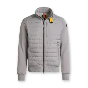 Parajumpers - Elliot Quilt Hooded Jacket in Paloma Grey