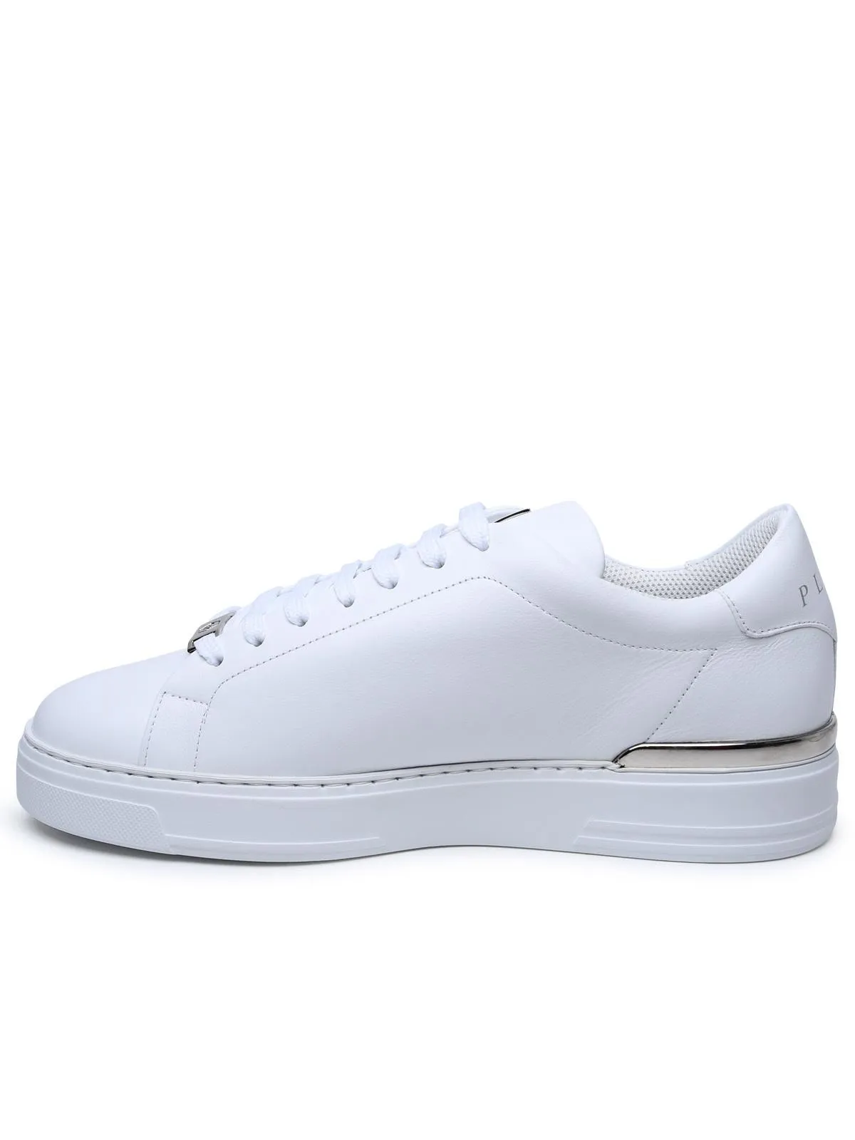 Philipp Plein    Philipp Plein Hexagon White Lear Sneakers