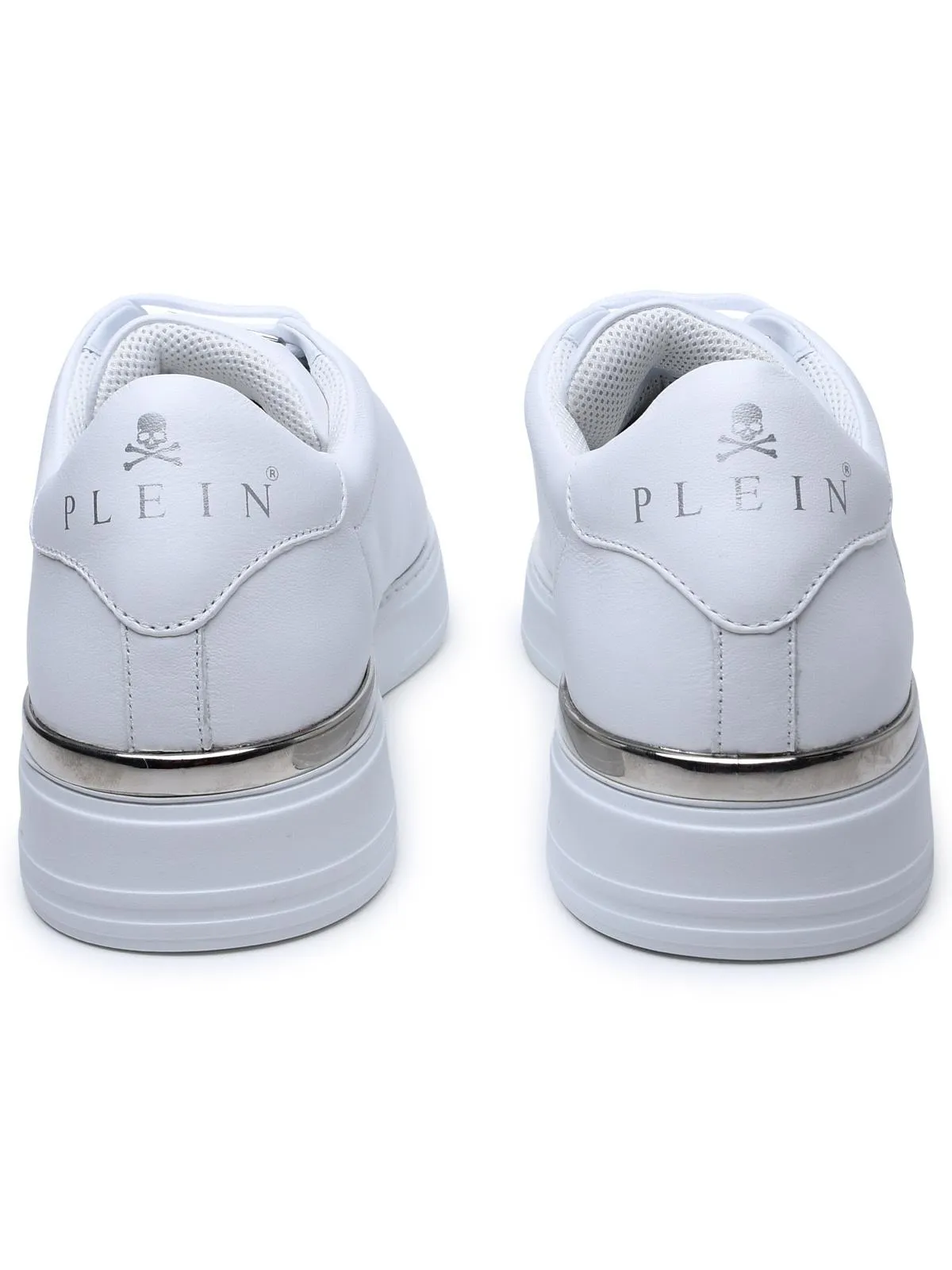 Philipp Plein    Philipp Plein Hexagon White Lear Sneakers