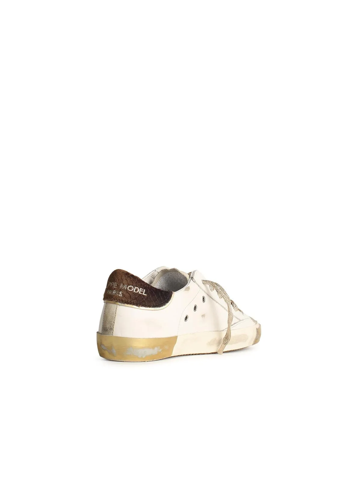 Philippe Model    Philippe Model 'Prsx' White Lear Sneakers