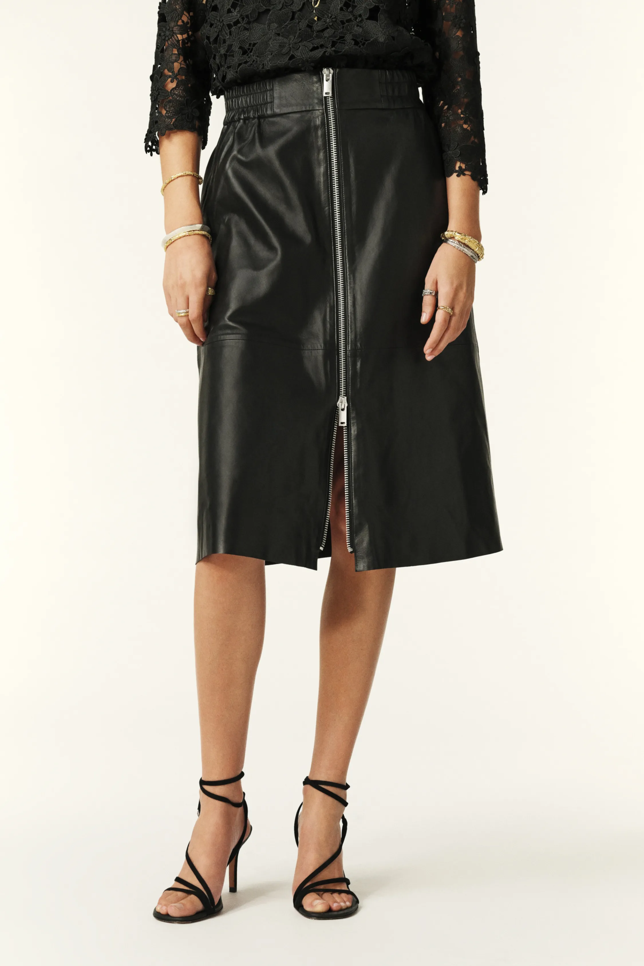 PONA leather skirt