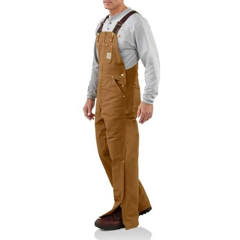 R02 - Carhartt Duck Bib Overall - Quilt Lined