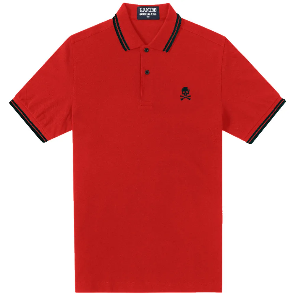 Rancid D Skull Polo (Red)