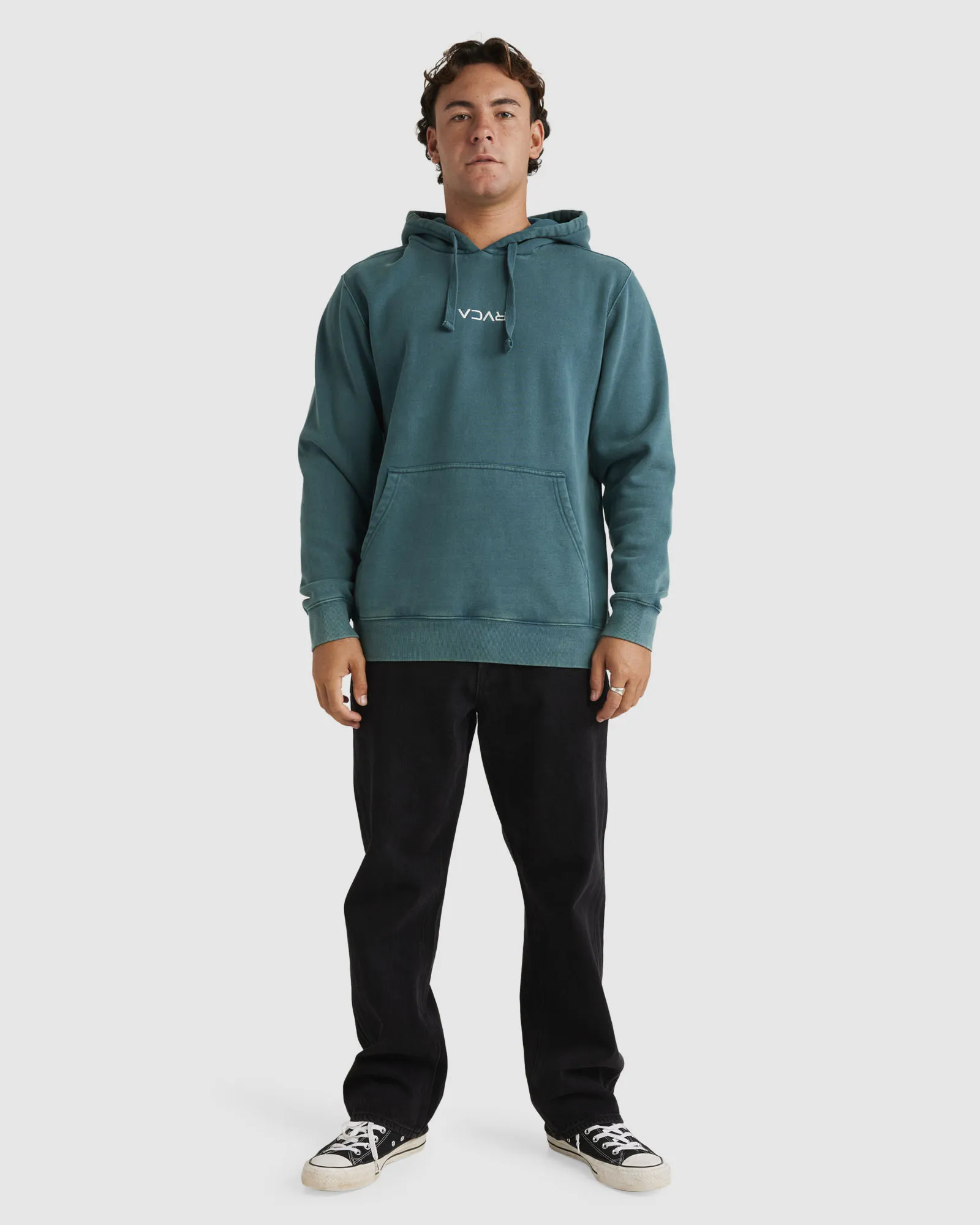 Rvca Rvca Mini Flipped Hoodie - Atlantic | SurfStitch