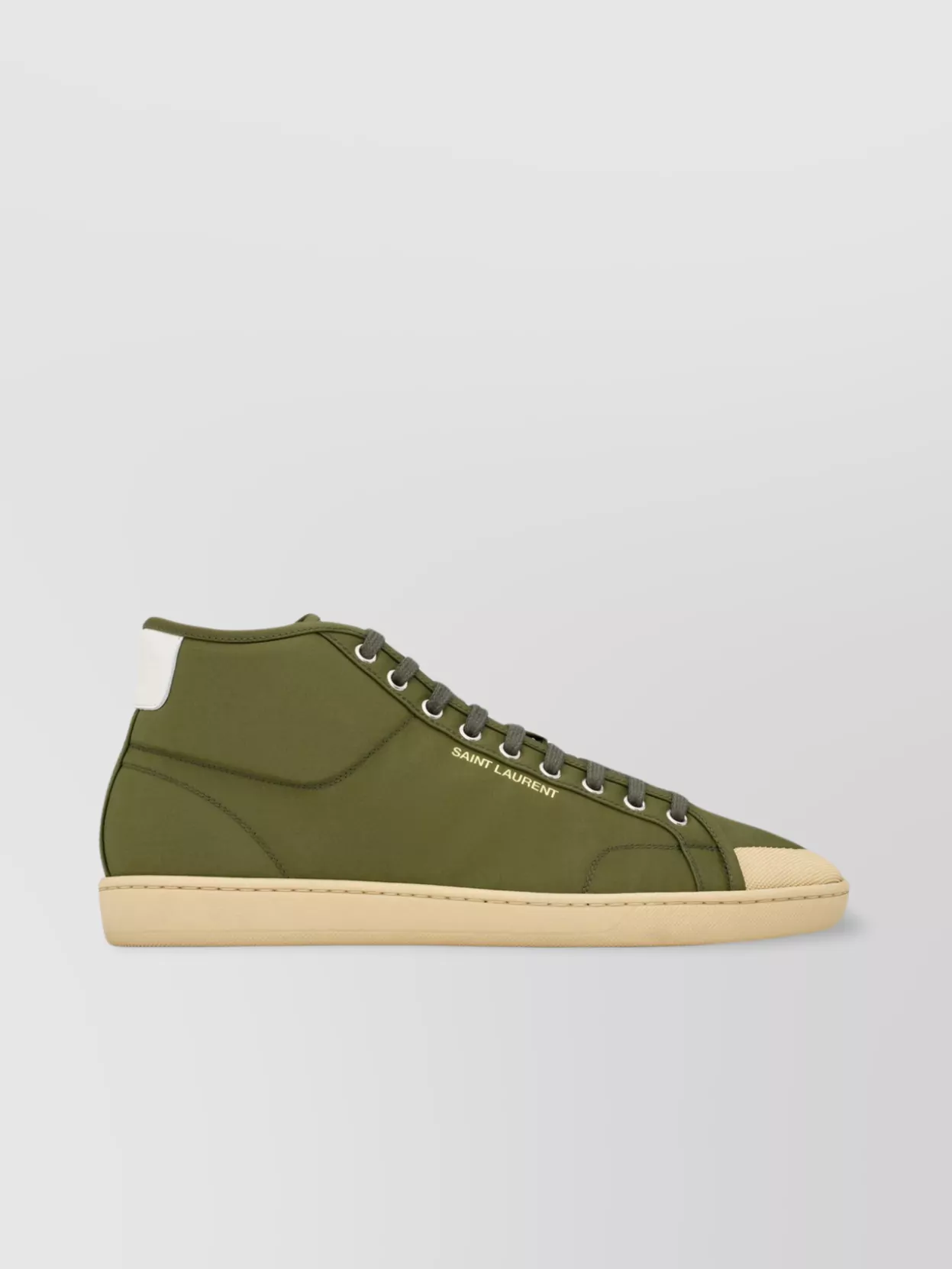 Saint Laurent   High-top sneakers with embossed back tab