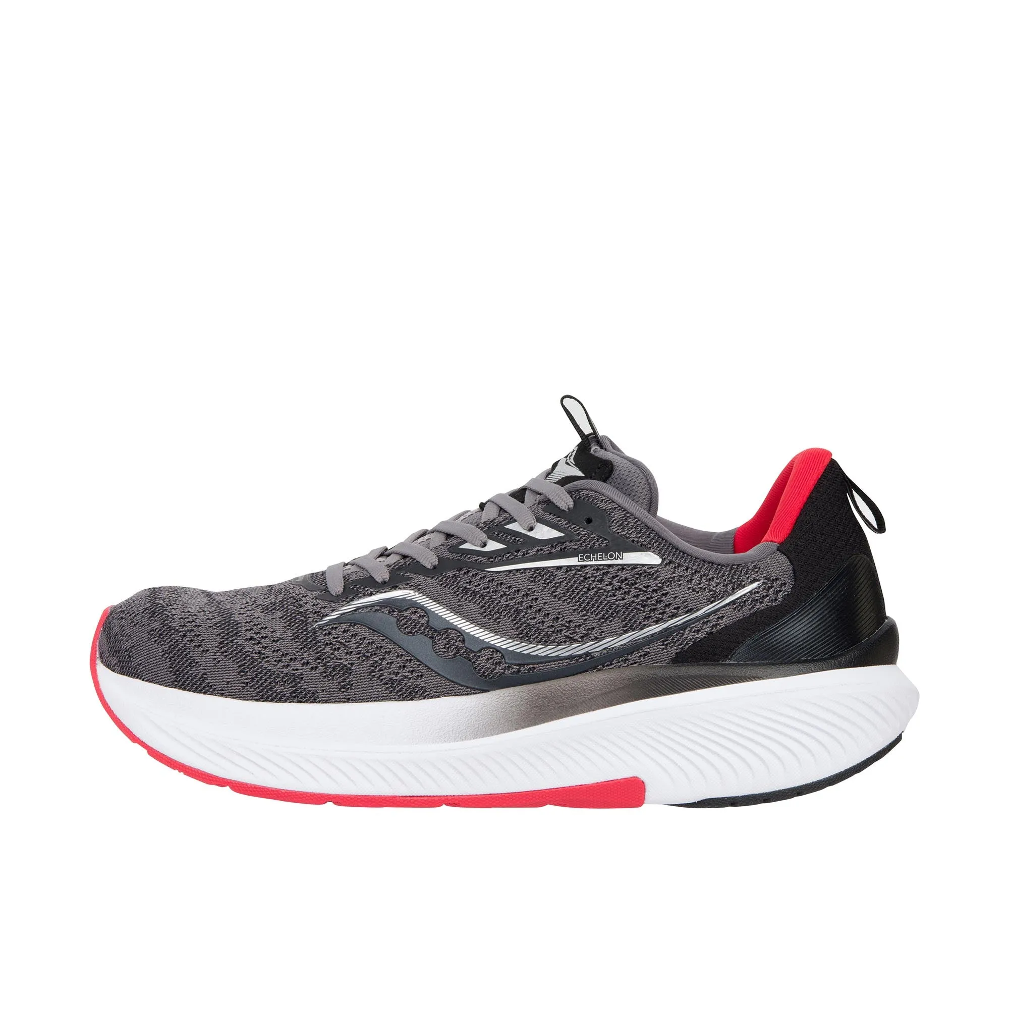 Saucony Echelon 9 Charcoal Redsky