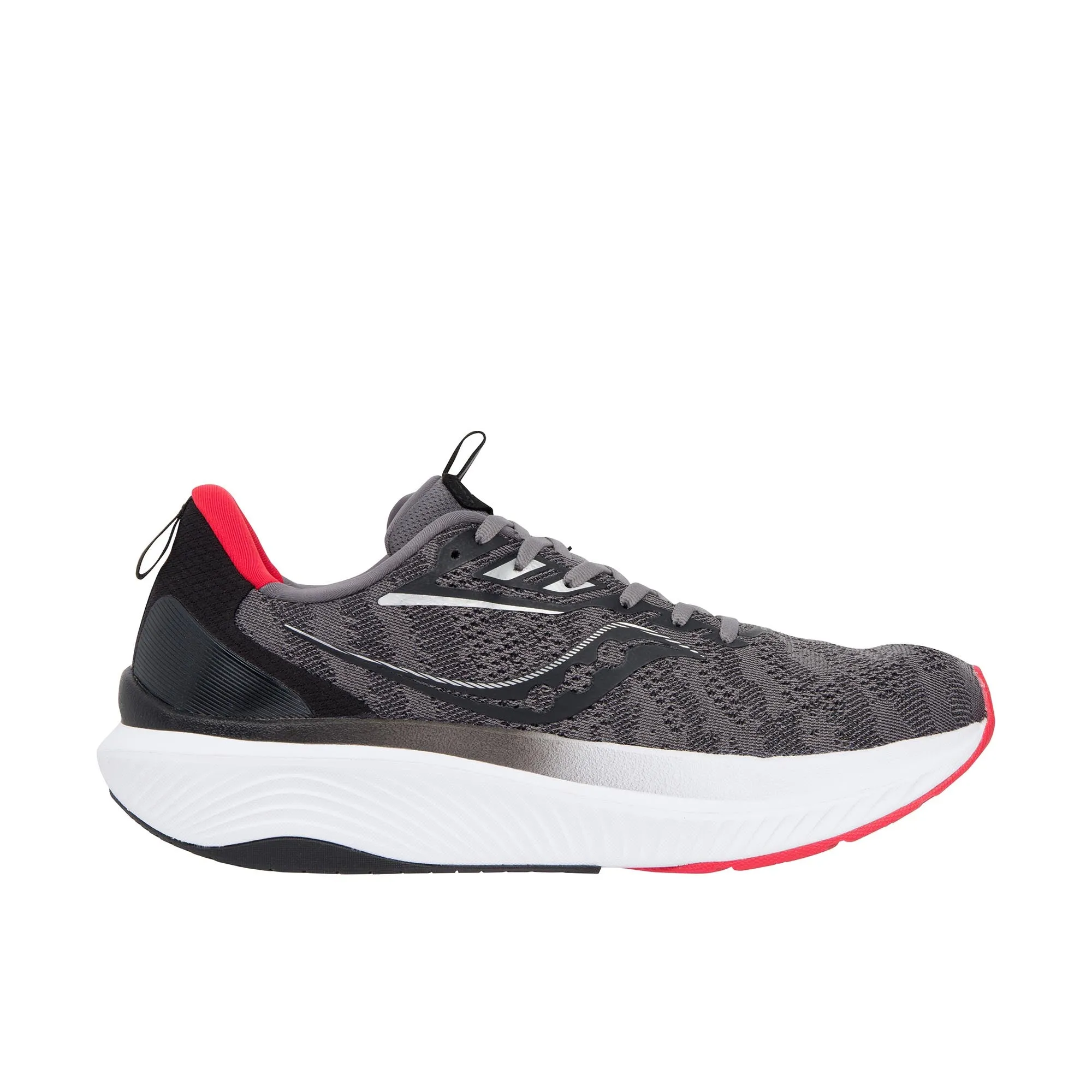 Saucony Echelon 9 Charcoal Redsky