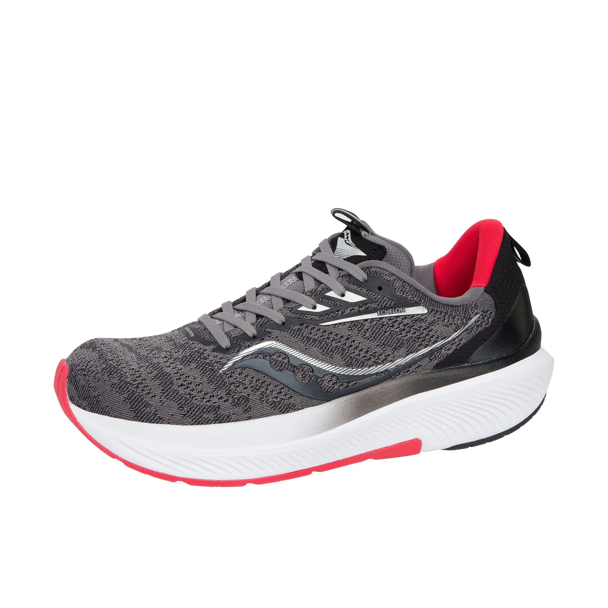 Saucony Echelon 9 Charcoal Redsky