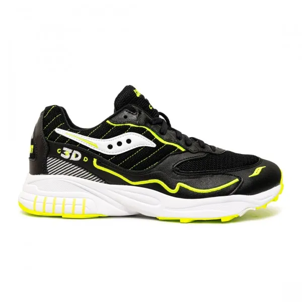 Saucony Men 3D Grid Hurricane (black/white)