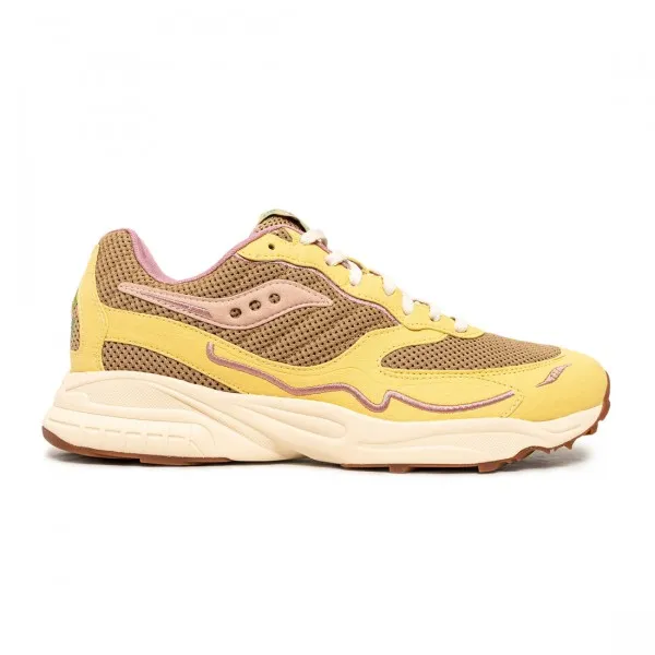 Saucony Men 3D Grid Hurricane (brown / yellow)