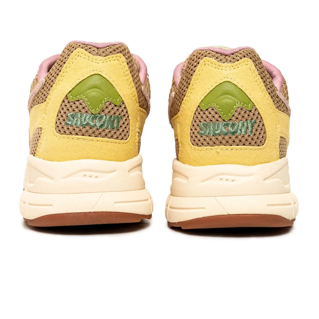 Saucony Men 3D Grid Hurricane (brown / yellow)