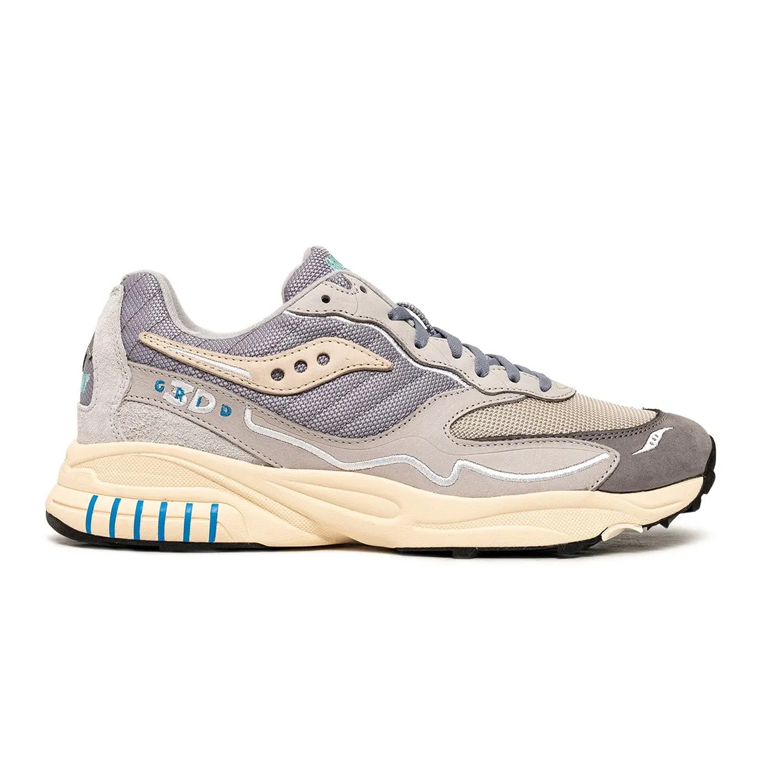 Saucony Men 3D Grid Hurricane (gray / cream)