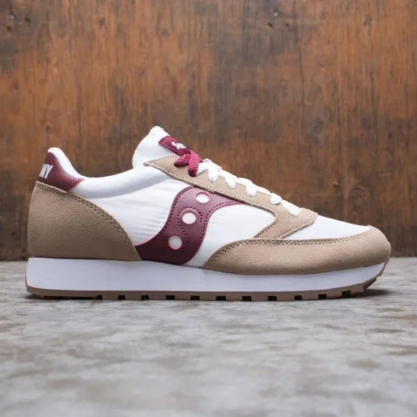 Saucony Men Jazz Original Vintage (tan / white / wine)