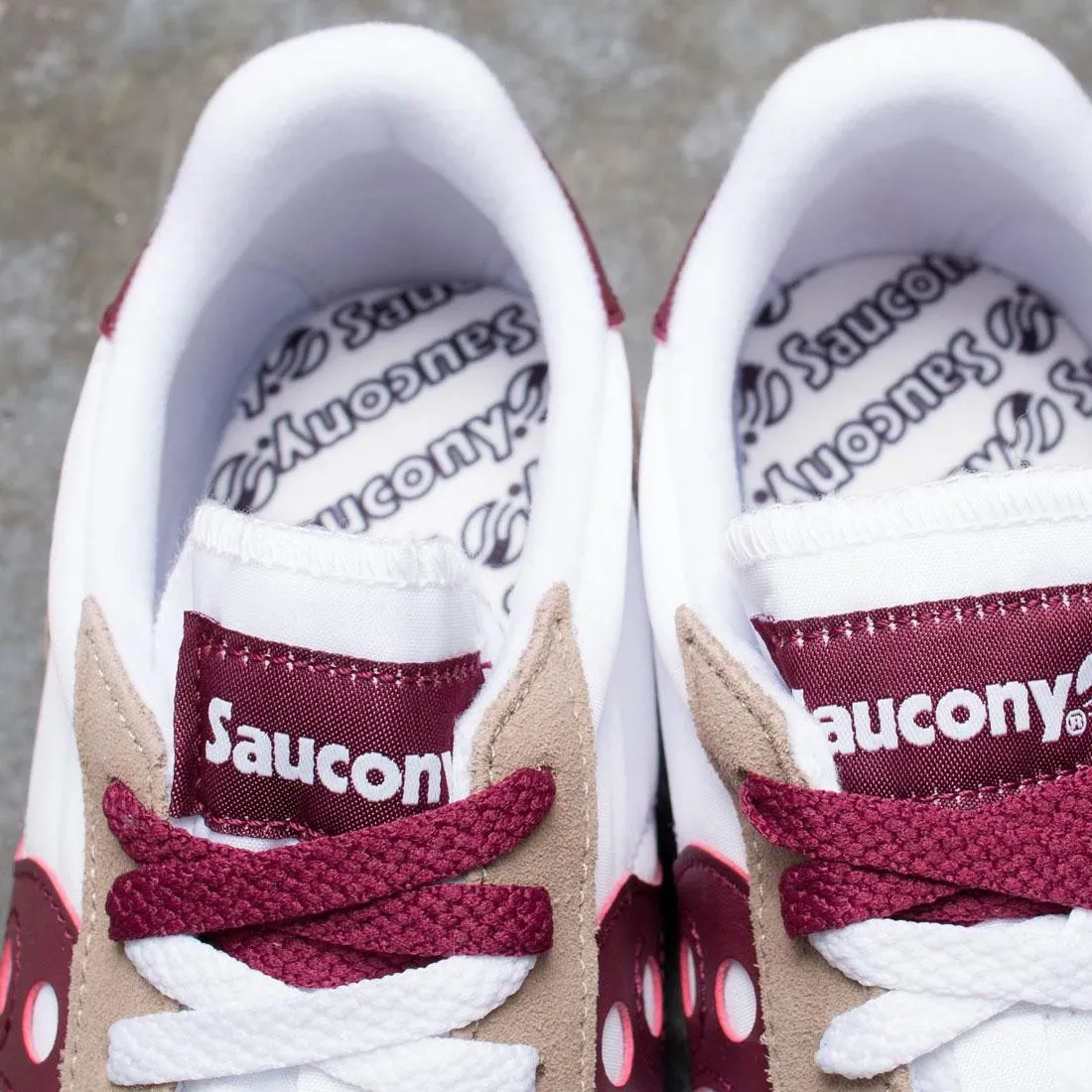 Saucony Men Jazz Original Vintage (tan / white / wine)