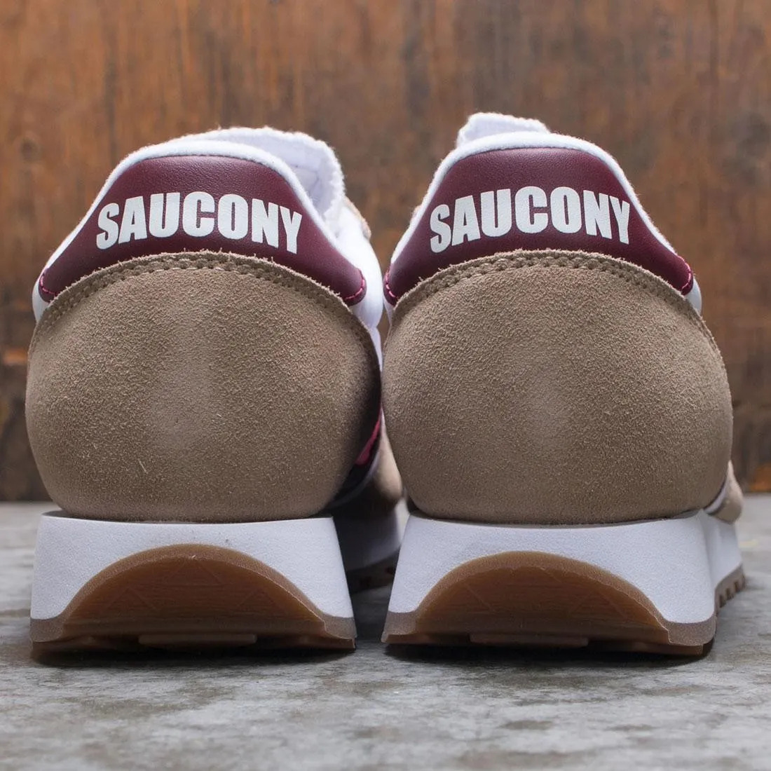 Saucony Men Jazz Original Vintage (tan / white / wine)