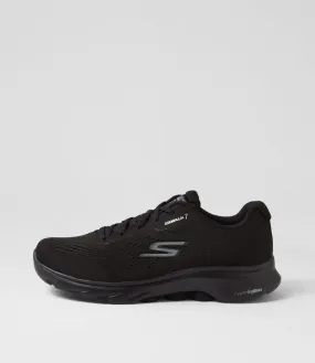 SKECHERS Go Walk 7 M Black Knit Sneakers